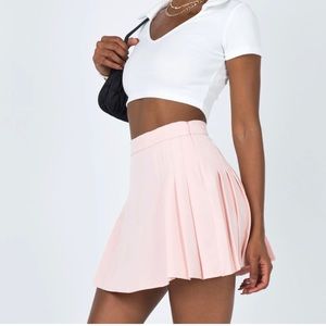 Princess Polly pink tennis skirt, size 8